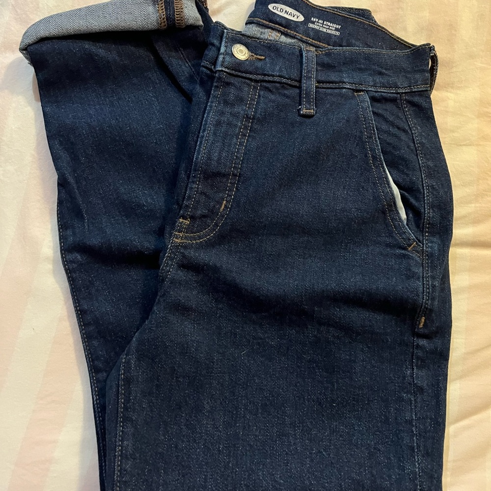 Sky-Hi-Straight Old Navy Jeans